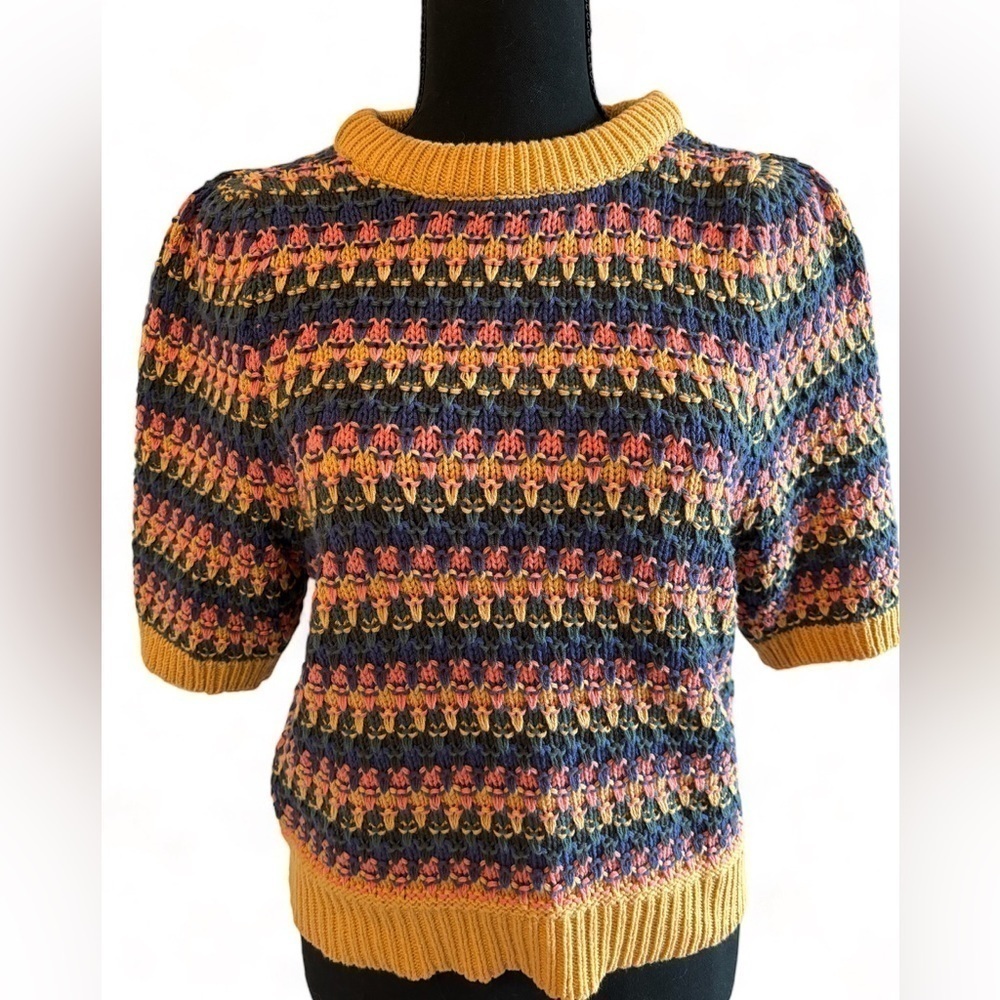 Colorful Knit Women's Sweater